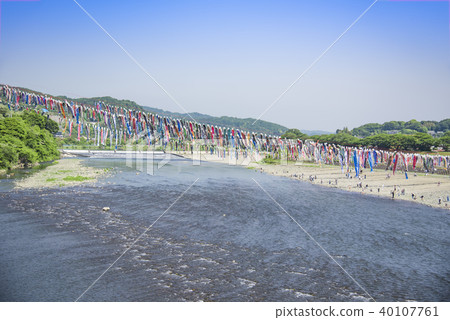 [相模河游泳鯉魚飄帶] 40107761