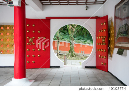 寺廟門的走廊，Kenzan，中山區，台北，台灣 40108754