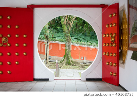 寺廟門的走廊，Kenzan，中山區，台北，台灣 40108755