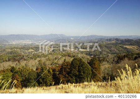 Nara basin perspective blue sky 40110266