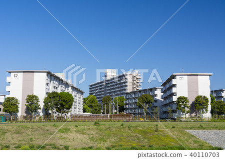 早上的公共住宅區 40110703