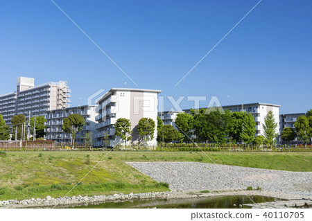 早上的公共住宅區 40110705