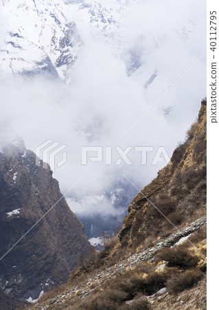 Mountain range in Nepal 40112795