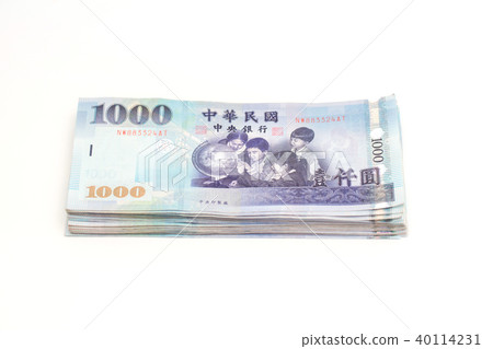 新台幣,現金,紙鈔,錢,Cash, banknote, NTD, money 40114231
