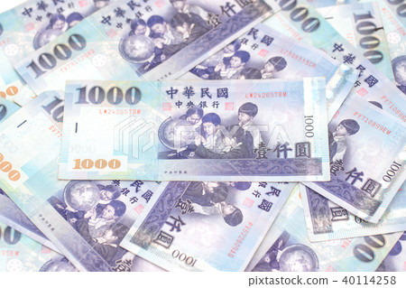 新台幣,現金,紙鈔,錢,Cash, banknote, NTD, money 40114258