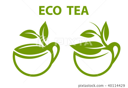 Eco tea. Eco product logo. Eco tea. Eco product logo. 40114429