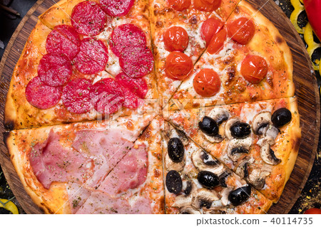 italian homemade pizza food quattro stagioni 40114735