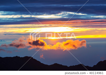 Sunset scene Sunset scene 40114961