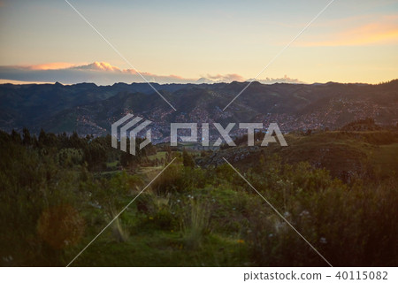 Cusco town cityscape 40115082