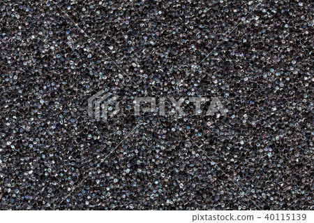 Close-up black polyurethane foam texture. Rainbo Close-up black polyurethane foam texture. Rainbo 40115139