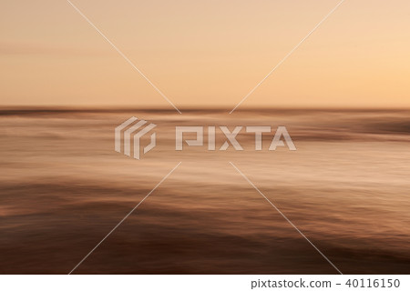 Smooth blurred sunset at sea background 40116150