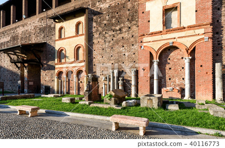Sforza Castle (Castello Sforzesco), Milan, Italy 40116773