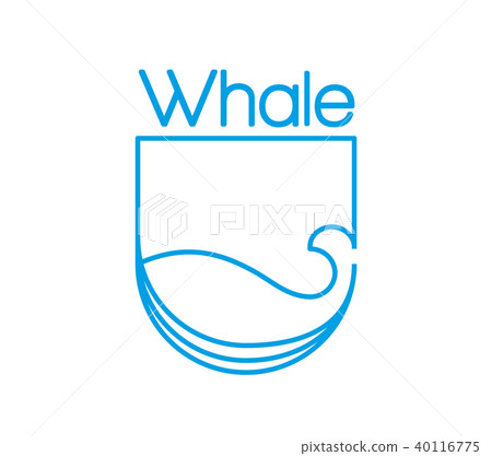 Whale logo Whale logo 40116775