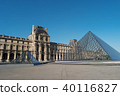 Louvre Museum Paris France Europe. Louvre building 40116827