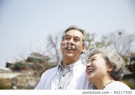 Life, old couple, husband, wife, together 40117500