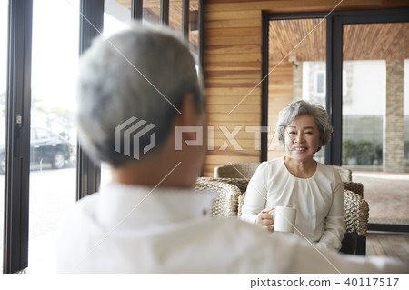 Life, old couple, husband, wife, together 40117517