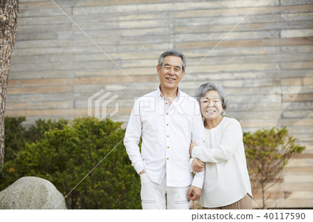 生活，老夫妻，丈夫，妻子，在一起 40117590