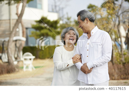 Life, old couple, husband, wife, together 40117615