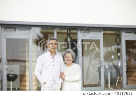 生活，老夫妻，丈夫，妻子，在一起 40117651
