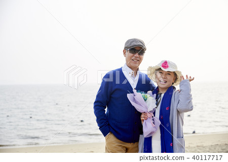 生活，老夫妻，丈夫，妻子，在一起 40117717