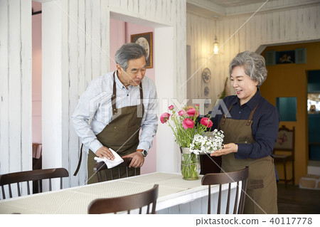 Life, old couple, husband, wife, together 40117778