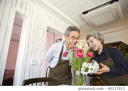 Life, old couple, husband, wife, together 40117811