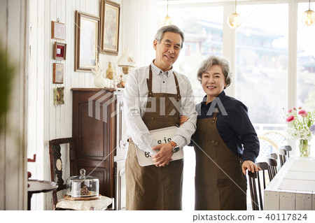 生活，老夫妻，丈夫，妻子，在一起 40117824