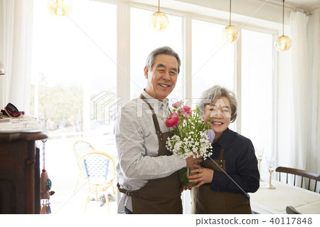 Life, old couple, husband, wife, together 40117848