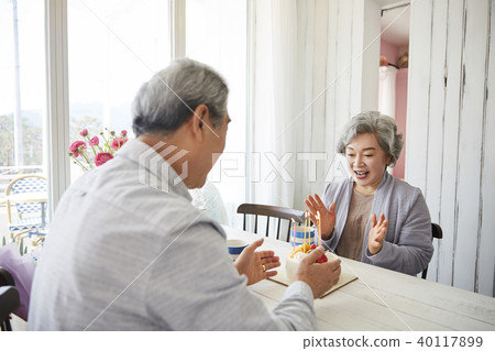 Life, old couple, husband, wife, together 40117899