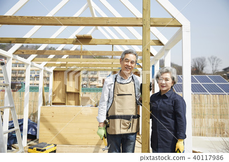 Life, old couple, husband, wife, together 40117986