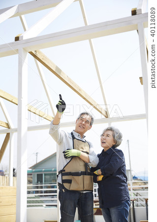 Life, old couple, husband, wife, together 40118089