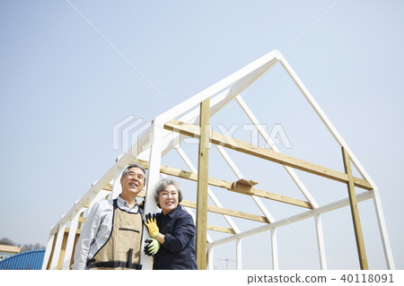 Life, old couple, husband, wife, together 40118091