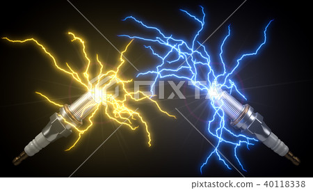 automotive spark plug. 3d illustration automotive spark plug. 3d illustration 40118338