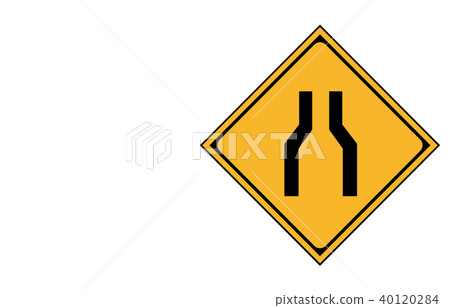 Road sign warning veterinarian decrease 40120284