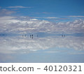 Uyuni salt lake mirror lining 40120321