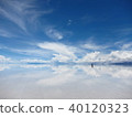 Uyuni salt lake mirror lining 40120323