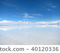 Uyuni salt lake mirror lining 40120336