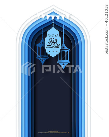 Ramadan Kareem greeting card 40121018