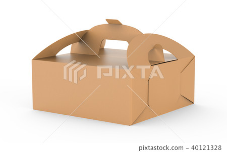 Kraft box with handle 40121328