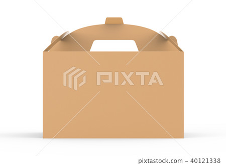 Kraft box with handle 40121338
