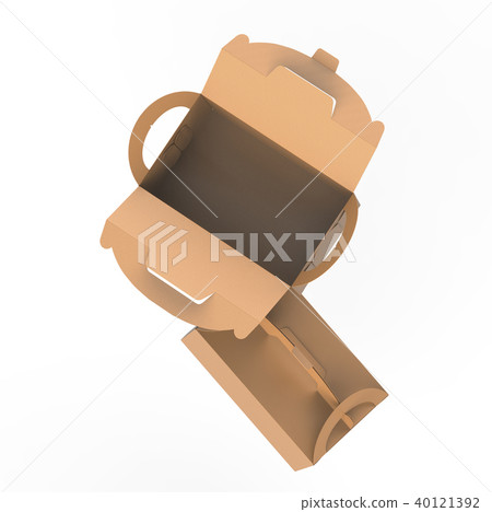 Kraft box with handle Kraft box with handle 40121392