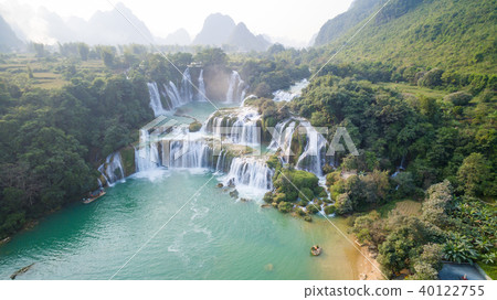 Ban Gioc waterfall in north of Vietnam 40122755