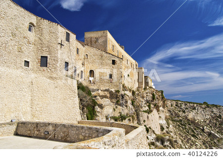 tremiti islands - view of the castle tremiti islands - view of the castle 40124226