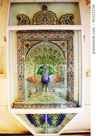 Colorful, Dancing Peacock Colorful, Dancing Peacock 40125356