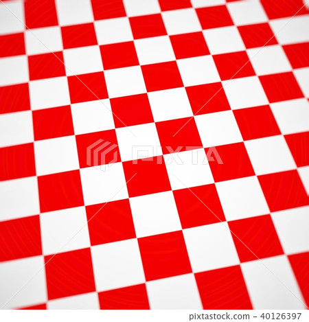 Red checkerboard perspective Red checkerboard perspective 40126397