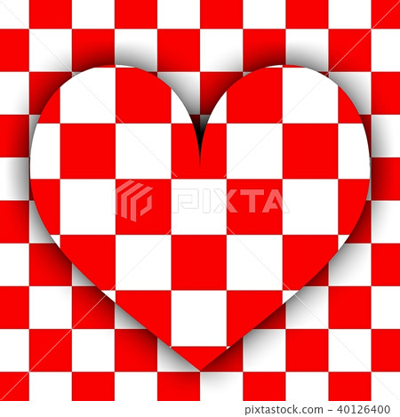 Checkerboard heart 40126400