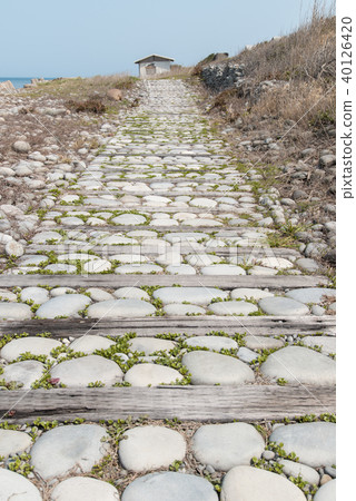 Beach of rock stone (Tottori Prefecture) 40126420