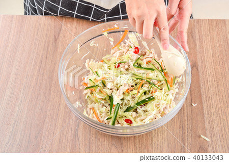 食物單烹飪過程工匠Ryogaku Houyaki Nogyo雞肉沙拉烹飪皮塔餅食譜 40133043