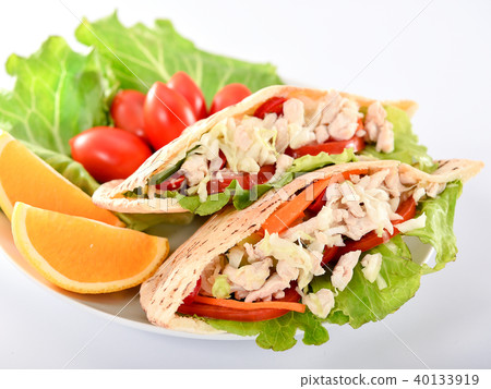 食品單Kuchibukuro麻mo Kushime Sara Sayasai Kyokai皮塔餅麵包沙拉皮塔餅麵包沙拉 40133919