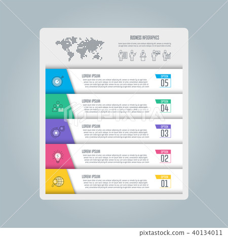 infographic design business concept with 5 options infographic design business concept with 5 options 40134011